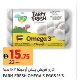 Géant Farm Fresh Omega 3 Eggs offer
