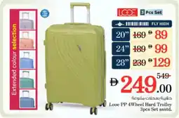 Nesto Looe PP 4Wheel Hard Trolley offer