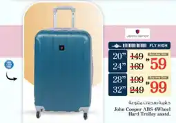 Nesto John Cooper ABS 4Wheel Hard Trolley asstd. offer