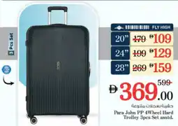 Nesto Para John PP 4Wheel Hard Trolley offer