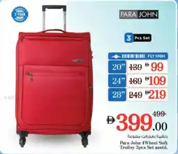 Nesto Para John 4Wheel Soft Trolley offer
