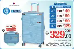 Nesto John Cooper ABS 4Wheel Hard Trolley offer
