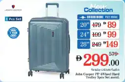 Nesto John Cooper PP 4Wheel Hard Trolley offer