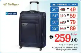 Nesto R.Collyer EVA 2Wheel Soft Trolley offer