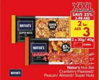 Viva Natur's nut bar cranberry flaxseed peacan almond super nuts offer