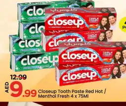 Mark & Save CLOSE UP Toothpaste offer