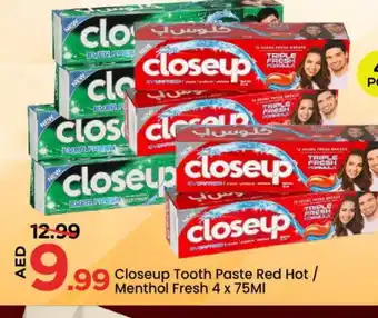 Mark & Save CLOSE UP Toothpaste offer