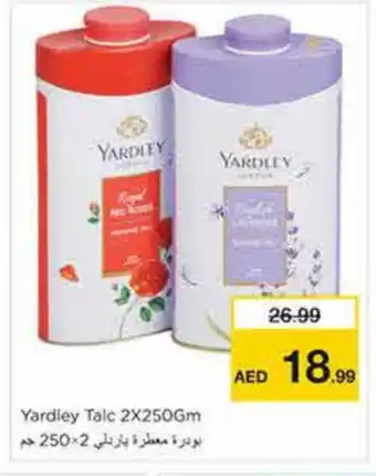 Nesto YARDLEY Talcum Powder offer