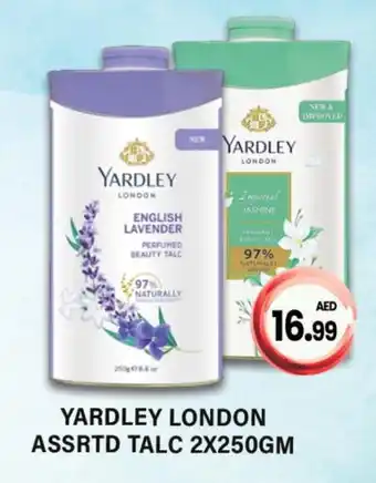 Gulf Hypermarket YARDLEY Talcum Powder offer