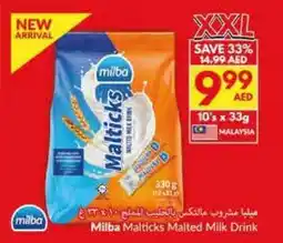 Viva Milba Malticks Malted Milk Drink offer