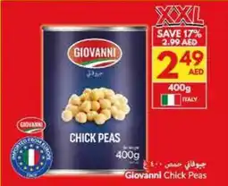Viva Giovanni Chick Peas offer