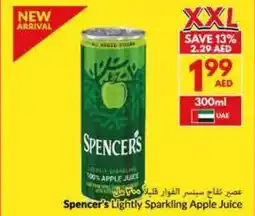 Viva Spencer's Lightly Sparkling Apple Juice offer