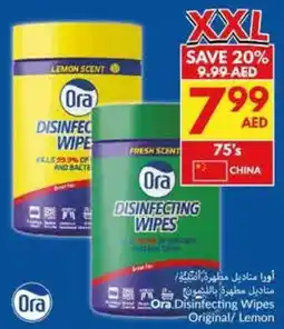 Viva Ora Disinfecting Wipes Original/Lemon offer