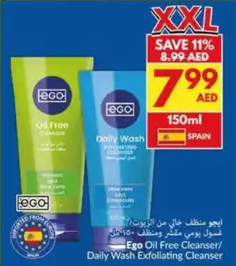 Viva Ego Oil Free Cleanser/ Daily Wash Exfoliating Cleanser offer