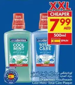 Viva Oradentex Mouthwash Cool Mint/ Total Care Plaque offer
