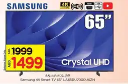 Nesto Samsung 4K Smart TV 65" UA65DU7000UXZN offer