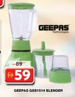 Grand Hyper Market GEEPAS Mixer / Grinder offer