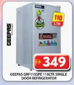 Grand Hyper Market GEEPAS Refrigerator offer