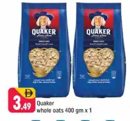 Shaklan QUAKER Oats offer