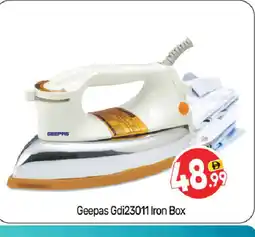 Bigmart GEEPAS Ironbox offer