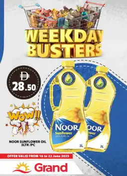 Grand Hyper Market NOOR Sunflower Oil offer