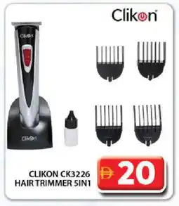 Grand Hyper Market CLIKON Remover / Trimmer / Shaver offer