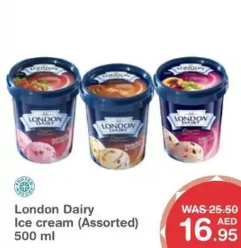 Choithrams London Dairy Ice cream (Assorted) offer