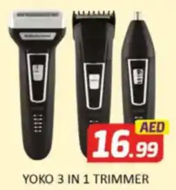 Al Madina Hypermarket Yoko 3 in 1 trimmer offer