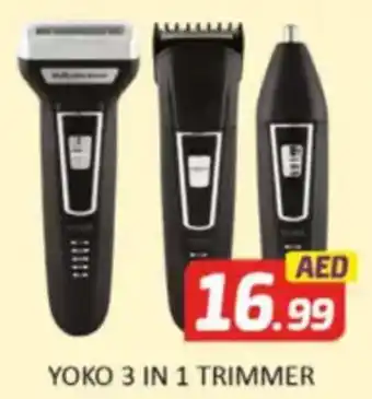 Al Madina Hypermarket Yoko 3 in 1 trimmer offer