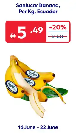 Carrefour Sanlucar Banana offer