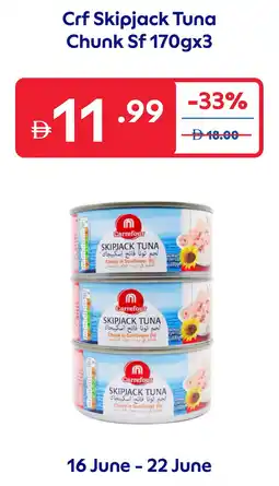 Carrefour Crf Skipjack Tuna Chunk Sf offer