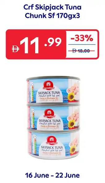 Carrefour Crf Skipjack Tuna Chunk Sf offer