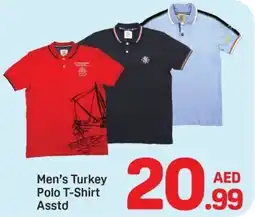 Day To Day Men's Turkey Polo T-Shirt Asstd offer