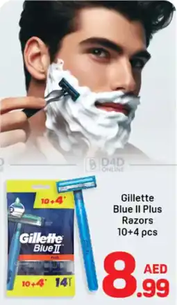 Day To Day Gillette Blue II Plus Razors offer