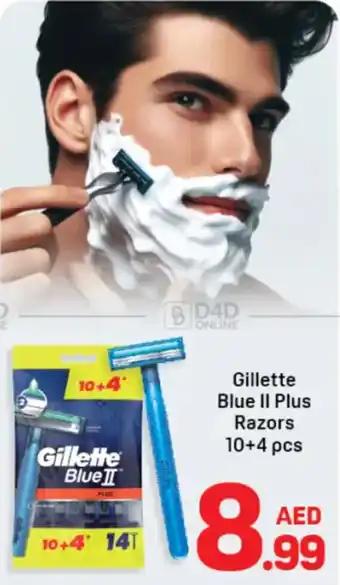 Day To Day Gillette Blue II Plus Razors offer