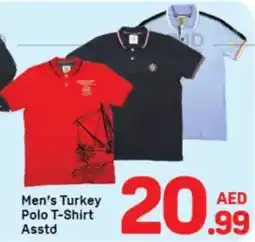 Day To Day Men's Turkey Polo T-Shirt Asstd offer