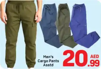Day To Day Men's Cargo Pants Asstd offer