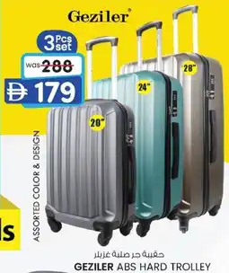 KM Trading Geziler abs hard trolley offer