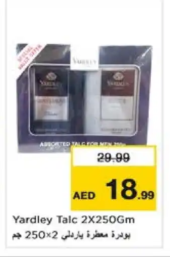 Nesto YARDLEY Talcum Powder offer