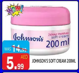 United Hypermarket JOHNSONS Face cream offer