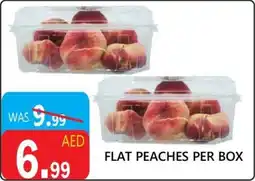 United Hypermarket Flat peaches offer