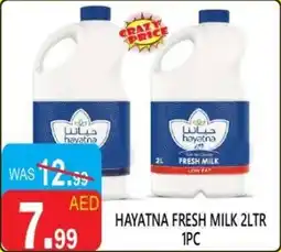 United Hypermarket Hayatna fresh milk offer