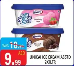 United Hypermarket Unikai ice cream asstd offer