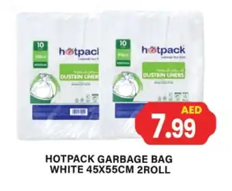 Gulf Hypermarket HOTPACK Garbage / Trash Bags offer