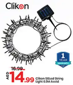 Mark & Save Cilikon 50Led String Light 6.9M Asstd offer