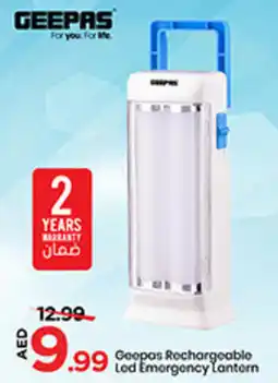 Mark & Save Geopas Rechargeable Led Emergency Lantern offer