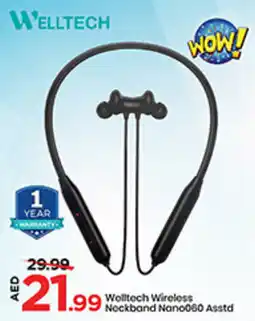 Mark & Save Welltech Wireless Nockband Nano060 Asstd offer