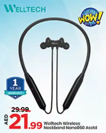 Mark & Save Welltech Wireless Nockband Nano060 Asstd offer