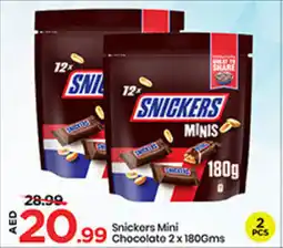 Mark & Save Snickers Mini Chocolate offer