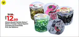 Mark & Save Choco Quad/Defale Delux / Dilem/Twister/Alysa Square Compound Chocolate PVC Jar offer
